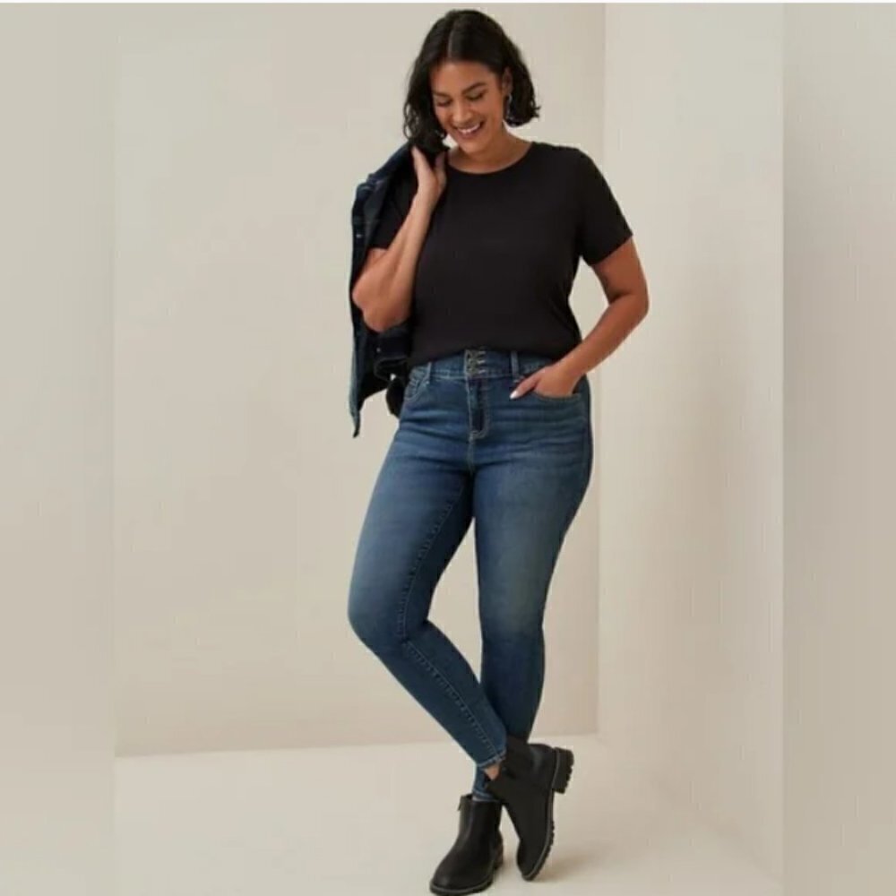 Torrid Women’s Super Soft High Rise Stretch Denim Skinny Jegging Jeans Plus 18R